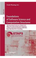Foundations of Software Science and Computation Structures