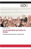 propiedad privada en Cuba