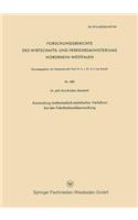 Anwendung mathematisch-statistischer Verfahren bei der Fabrikationsüberwachung: (480 Forschungsberichte des Wirtschafts- und Verkehrsministeriums Nordrhein-Westfalen)
