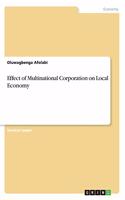 Effect of Multinational Corporation on Local Economy