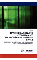 Diversification and Performance Relationship in Nigerian Banks