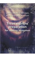 Three months' preparation for reading Xenophon