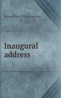 Inaugural address