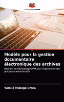Modèle pour la gestion documentaire électronique des archives