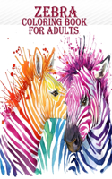 Zebra Coloring Book For Adults