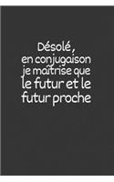 Désolé, en conjugaison je maîtrise que le futur et le futur proche