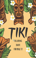 Tiki Adult Coloring Book