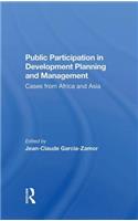 Public Participation in Development Planning and Management