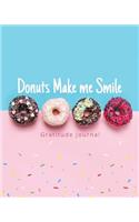 Donuts Make me Smile Gratitude Journal