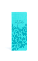 KJV Thinline Bible, Teal LeatherTouch, Value Edition