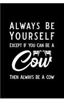 Always Be Yourself Except If You Can Be a Cow Then Always Be a Cow