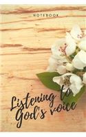 Listening to God´s voice Notebook