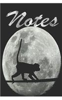 Notes: Monkey Notebook, Journal, Diary size 6x9