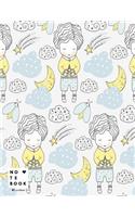 Notebook by c cher: Cute boy cover and Dot Graph Line Sketch pages, Extra large (8.5 x 11) inches, 110 pages, White paper, Sketch, Notebook journal(1 Cute Boy Notebook)