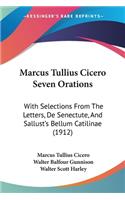 Marcus Tullius Cicero Seven Orations