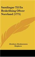 Samlingar Til En Beskrifning Ofwer Norrland (1775)
