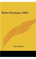 Debut Poetique (1841)