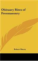 Obituary Rites of Freemasonry
