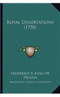 Royal Dissertations (1758)