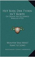 Het Boek Der Tyden In'T Korte