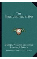 The Bible Verified (1890)