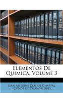 Elementos De Quimica, Volume 3