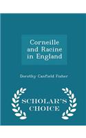 Corneille and Racine in England - Scholar's Choice Edition