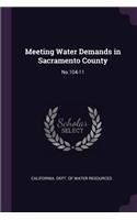 Meeting Water Demands in Sacramento County: No.104-11