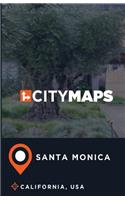 City Maps Santa Monica California, USA