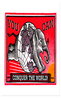 Elephant and Globe Graduation Greeting Card