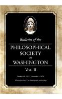 Bulletin of the Philosophical Society of Washington