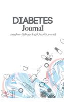 Diabetes Journal complete diabetes log & health journal