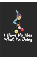 Billard Snooker Pool Notizbuch