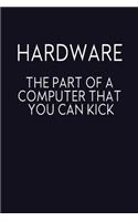 Hardware The Part Of A Computer That You Can Kick