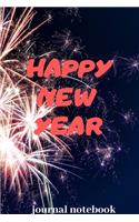 Happy New Year Journal Notebook