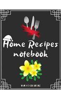 Home Recipes notebook