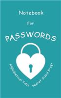 Notebook For Passwords