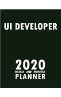 Ui Developer 2020 Weekly and Monthly Planner