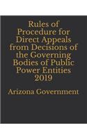 Rules of Procedure for Direct Appeals from Decisions of the Governing Bodies of Public Power Entities 2019