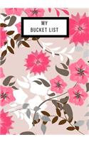 My Bucket List: Journal for creative ideas