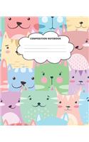 Kitty Composition Notebook