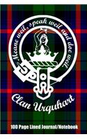 Clan Urquhart 100 Page Lined Journal/Notebook