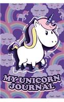 My Unicorn Journal: Blank Lined Notebook V49
