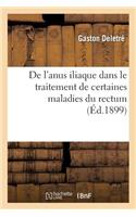 de l'Anus Iliaque Dans Le Traitement de Certaines Maladies Du Rectum