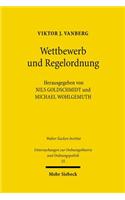 Wettbewerb Und Regelordnung