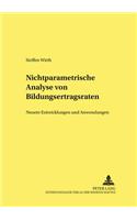 Nichtparametrische Analyse Von Bildungsertragsraten