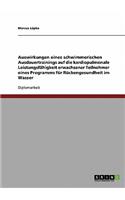 Auswirkungen eines schwimmerischen Ausdauertrainings auf die kardiopulmonale Leistungsfähigkeit erwachsener Teilnehmer eines Programms für Rückengesundheit im Wasser