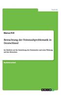 Betrachtung der Feinstaubproblematik in Deutschland