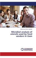 Microbial analysis of utensils used by food vendors in Usen