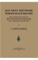 Das Neue Deutsche Wirtschaftsrecht
